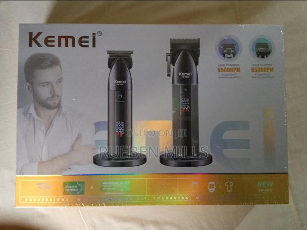 Black Two In One 2 In 1 Combo Kemei Haircut Barbering Skin Machine · Photo 4