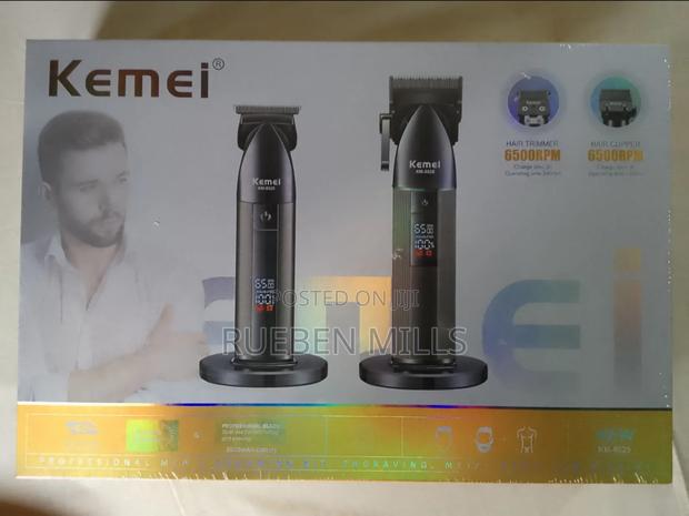 Black Two In One 2 In 1 Combo Kemei Haircut Barbering Skin Machine · Photo 5
