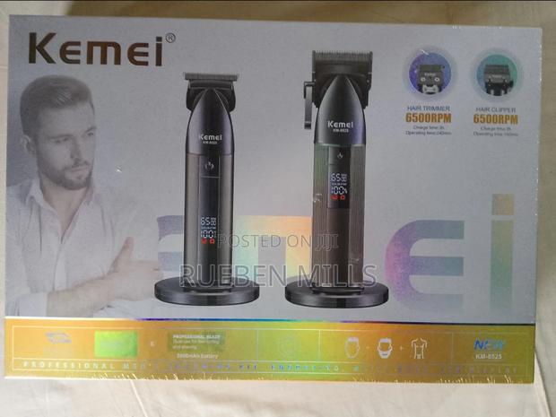 Black Two In One 2 In 1 Combo Kemei Haircut Barbering Skin Machine · Photo 6
