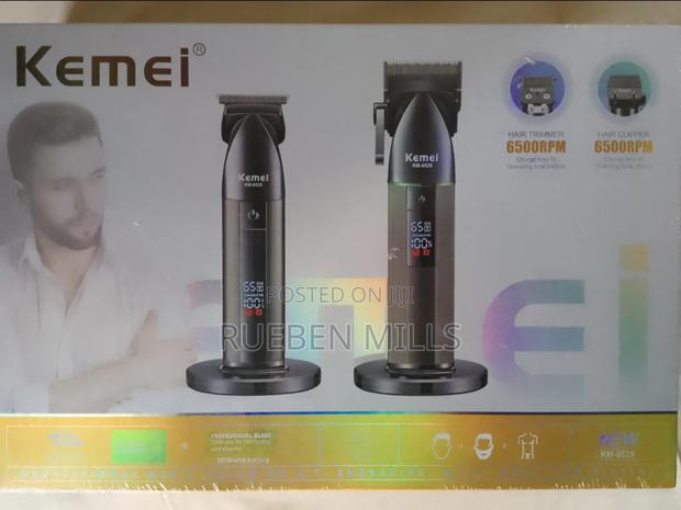 Black Two In One 2 In 1 Combo Kemei Haircut Barbering Skin Machine · Photo 8
