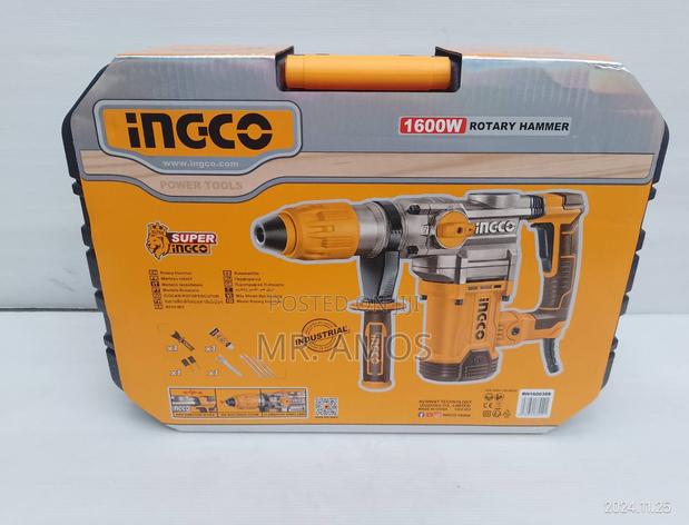 1600 Watt Rotary Hammer (Sds-Max) With 4pcs Bits Set - Rh · Photo 2