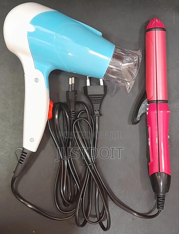 Nova Medium Hair Dryer + Straightener Curler Set · Photo 1