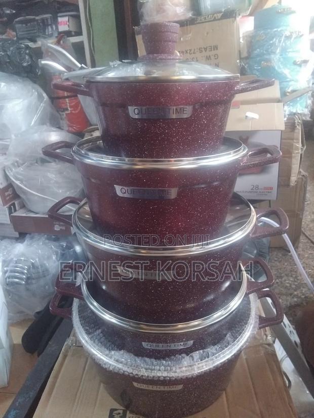 5 Sets Quality Queen Time Nonstick Cookware · Photo 1