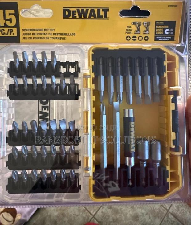 Dewalt Screwdriver Bit Set, 45-Piece, Screwdriving Set With Tough Case