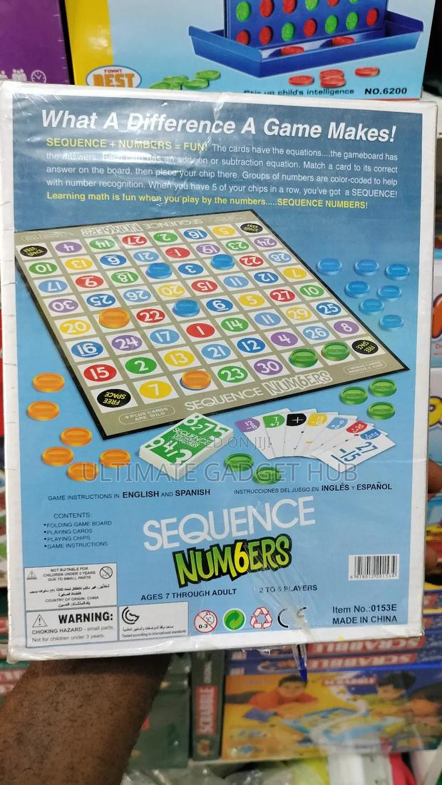 Sequence Number Board Game · Photo 2