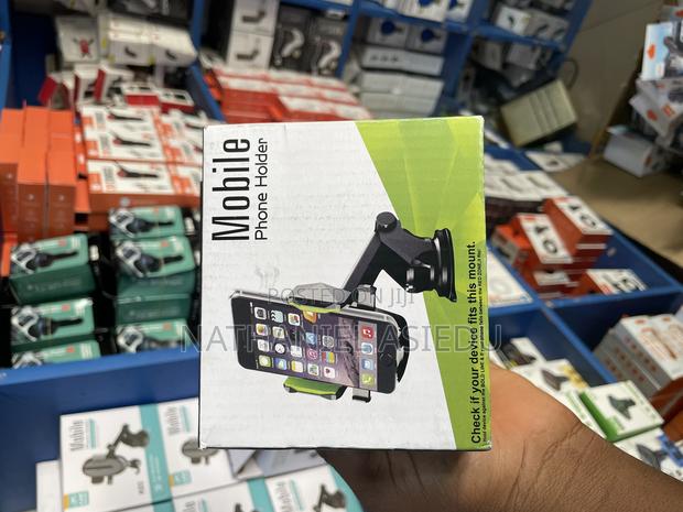 Mobile Phone Holder, Likely Designed for Use in a Car as a Mount. · Photo 1