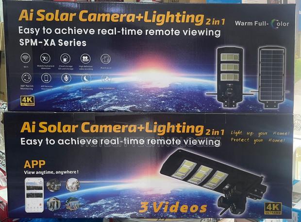 Ultra Ai Solar 450w Street Light Camera Full Color 2 in 1 · Photo 1