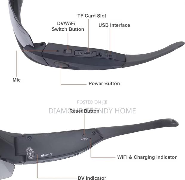Smart Sunglass With Video Camera and Ear Piece. · Photo 4