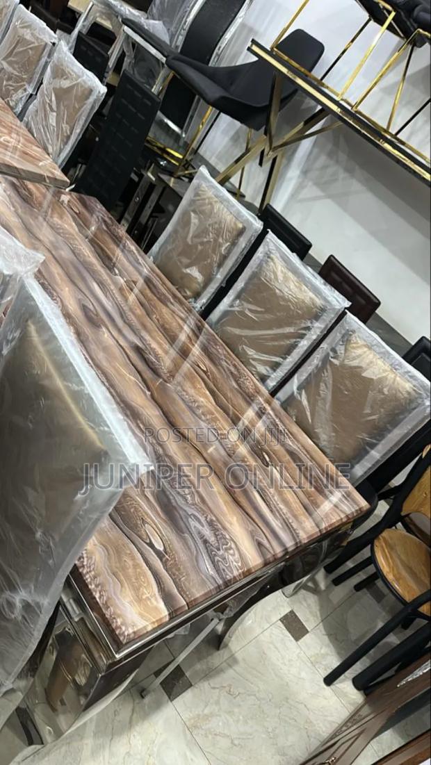 Dining Set 6chairs Marble DDZ · Photo 1