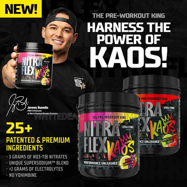 Pre-workout King| Nitraflex Kaos For Explosive Energy| Pump| Strength · Photo 6
