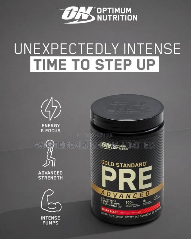 Unlock Strength With Gold Standard Advanced Pre-workout|Intense Energy · Photo 2