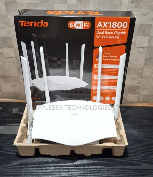 Tenda Ax1800 Dual Band Gigabit Wi-Fi Router · Photo 1