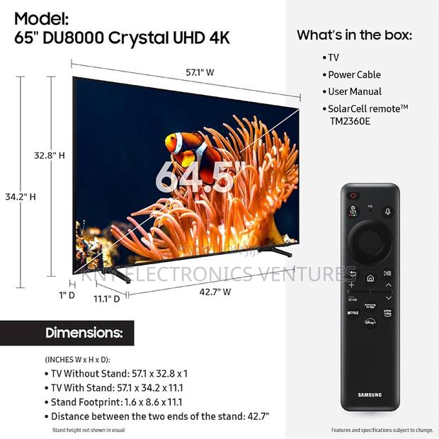 Samsung 65-Inch Class Crystal Uhd Du8000 · Photo 2