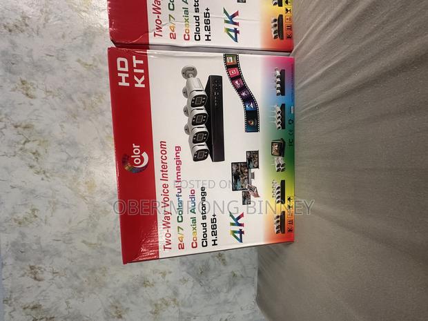 4 Channel Hivision CCTV Kit 2mp Full Coloured · Photo 2