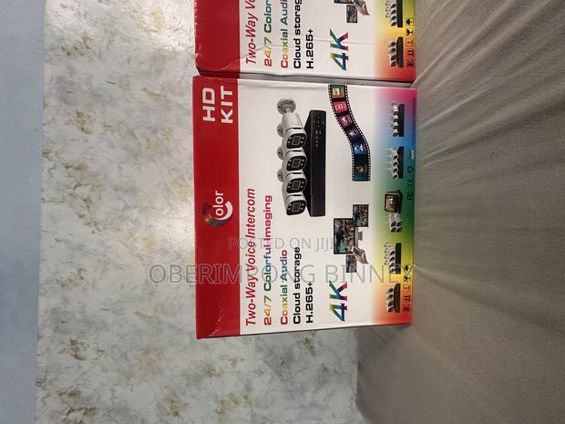 4 Channel Hivision CCTV Kit 2mp Full Coloured · Photo 3