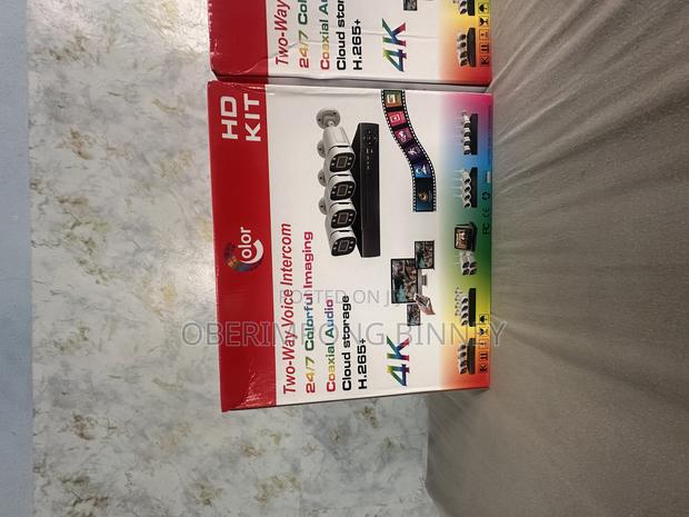 4 Channel Hivision CCTV Kit 2mp Full Coloured · Photo 4