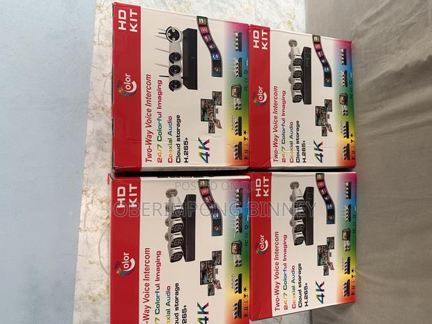 4 Channel Hivision CCTV Kit 2mp Full Coloured · Photo 5