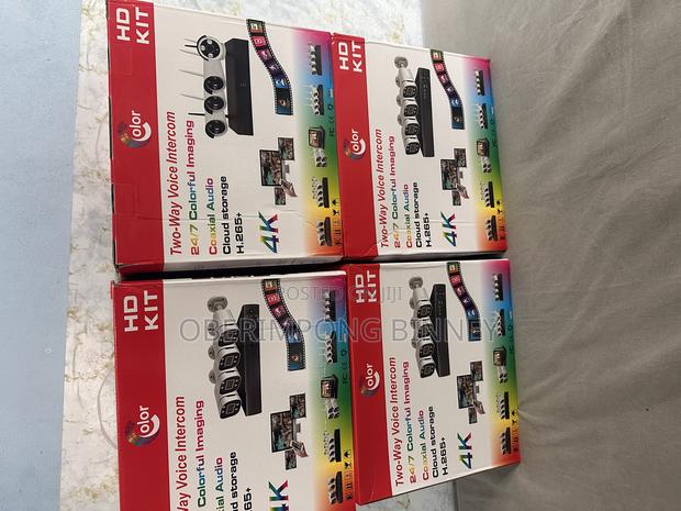 4 Channel Hivision CCTV Kit 2mp Full Coloured · Photo 6