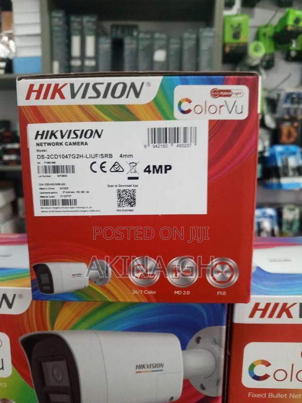Hikvision 4mp 2 Way Audio Colorvu Ip Camera Ds-2cd1047g2h-Liuf/SRB · Photo 2