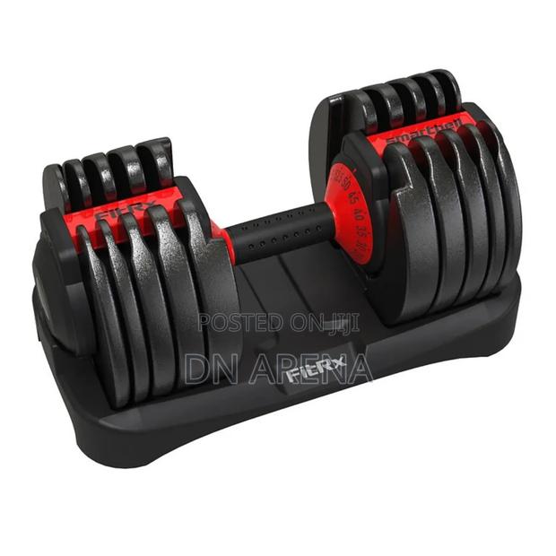 2pack) Fitrx Adjustable Dumbbells, 52.5lb Smartbell Dumbbell Set · Photo 1