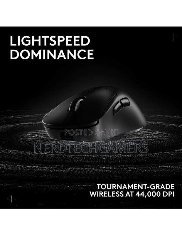Logitech G Pro X Superlight 2 Dex Lightspeed Wireless Mouse (Black) · Photo 2