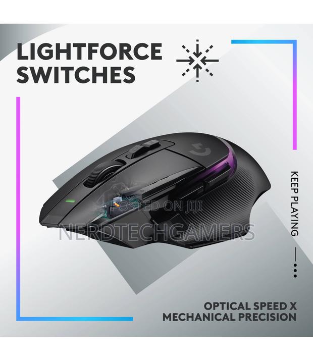 Logitech G G502 X Plus Lightspeed Wireless RGB Gaming Mouse (Black) · Photo 3