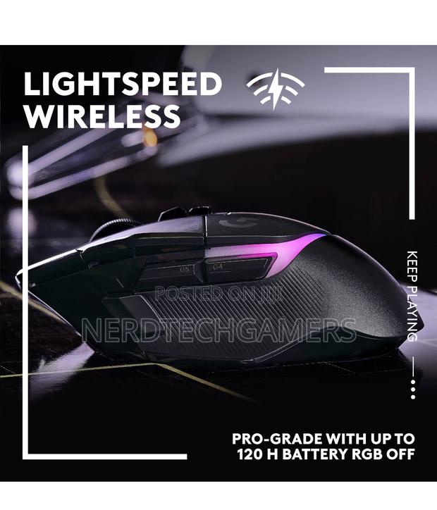 Logitech G G502 X Plus Lightspeed Wireless RGB Gaming Mouse (Black) · Photo 4