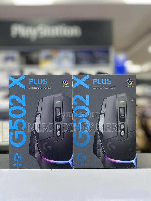 Logitech G G502 X Plus Lightspeed Wireless RGB Gaming Mouse (Black) · Photo 1