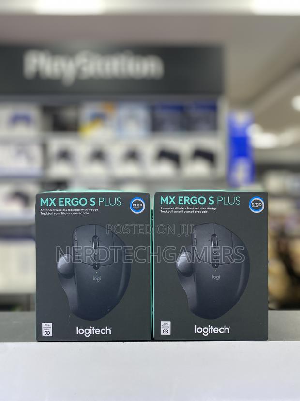 Logitech Mx Ergo S Advanced Wireless Trackball Mouse, · Photo 1