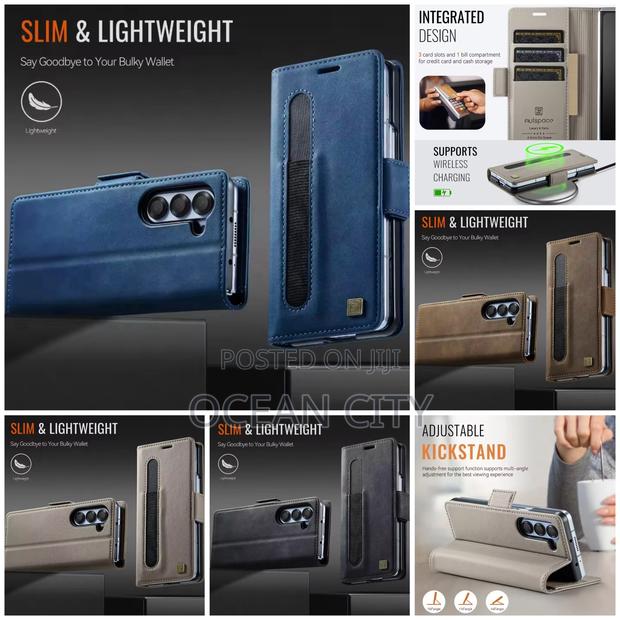 Leather Case for Samsung Galaxy Fold 4, 5, 6, 7 · Photo 2