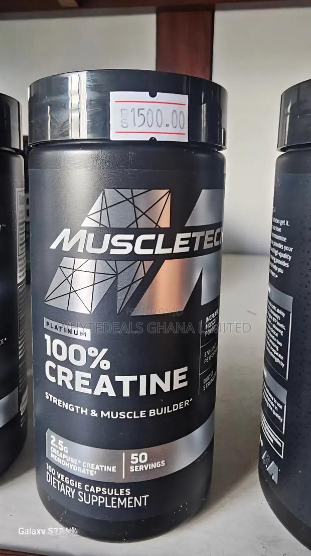 Muscletech 100% Platinum Creatine Capsules| Muscle Builder|Strength · Photo 1