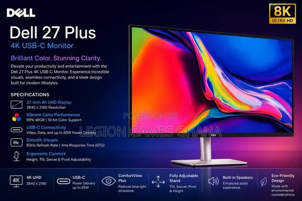 Dell 27 Plus Usb-C Monitor · Photo 1