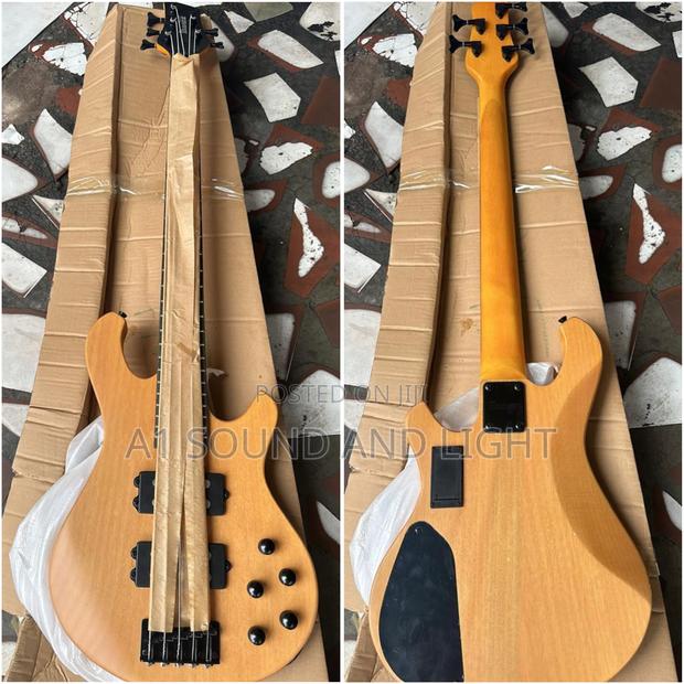 Ibanez Gio 5 Strings Active Bass Guitar [Log Grain Color ] · Photo 1