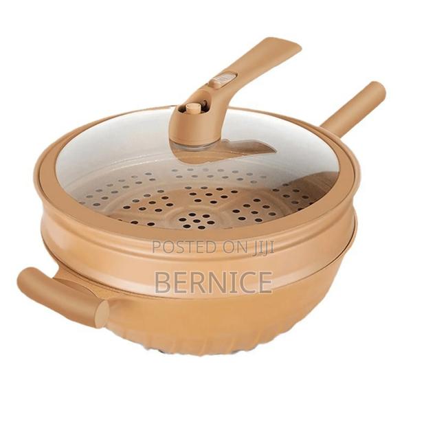 **Multi-Purpose Cooking Pot With Steamer Glass Lid · Photo 1