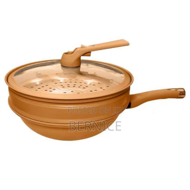 **Multi-Purpose Cooking Pot With Steamer Glass Lid · Photo 2