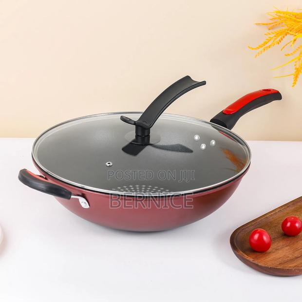 **Premium Non-Stick Frying Pan With Glass Lid** · Photo 1