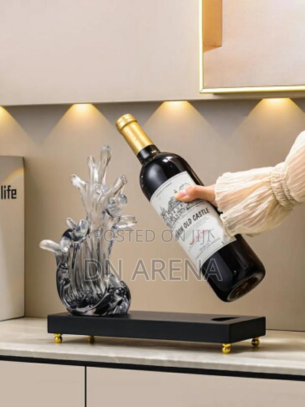 Abstract Art Style Wine Rack · Photo 2