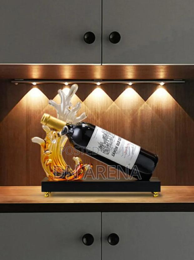 Abstract Art Style Wine Rack · Photo 3