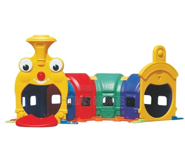 Big Size Train Design Kids Crawl Tunnel 240*106*98cm · Photo 1