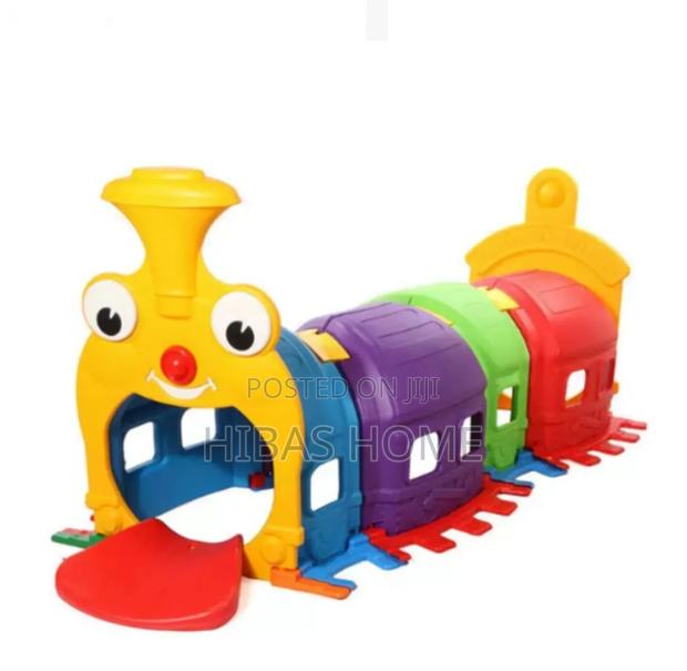 Big Size Train Design Kids Crawl Tunnel 240*106*98cm · Photo 2