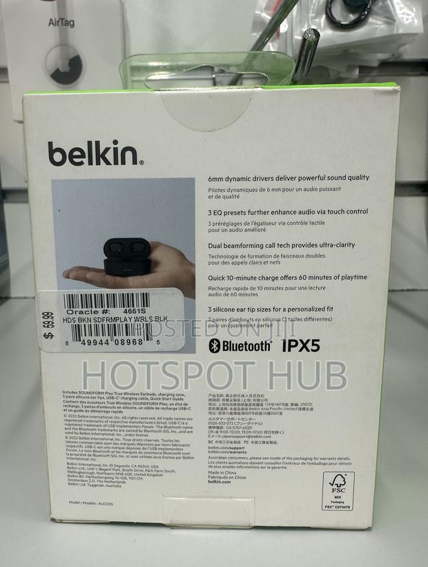 Belkin Soundform Bolt Wireless Earbuds · Photo 2