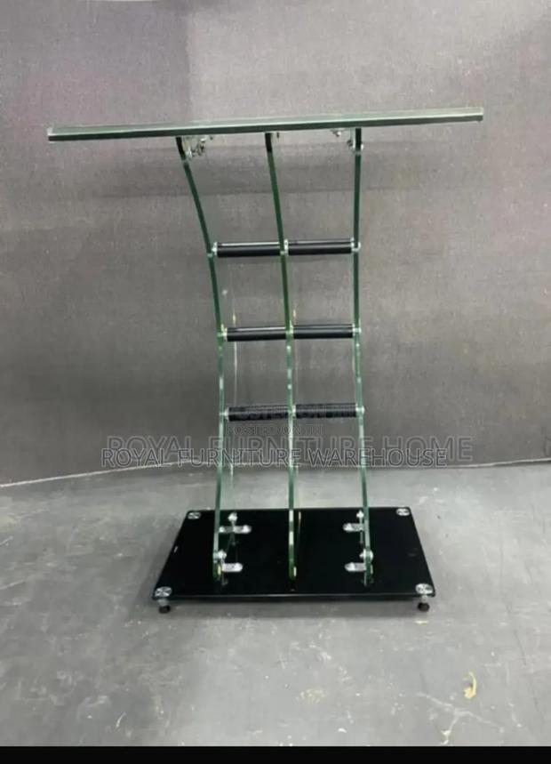 Imported Tempered Glass Preaching Podium Pulpit Stand · Photo 1