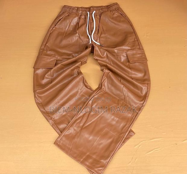 Cargo Leather Pants Available in Stock · Photo 2