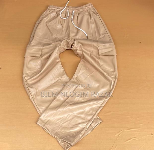 Cargo Leather Pants Available in Stock · Photo 3