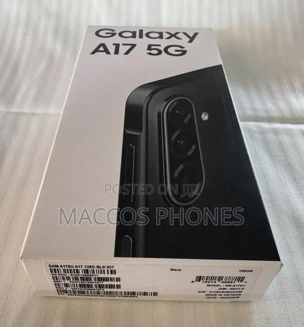New Samsung Galaxy A17 5G 256 GB Black · Photo 1