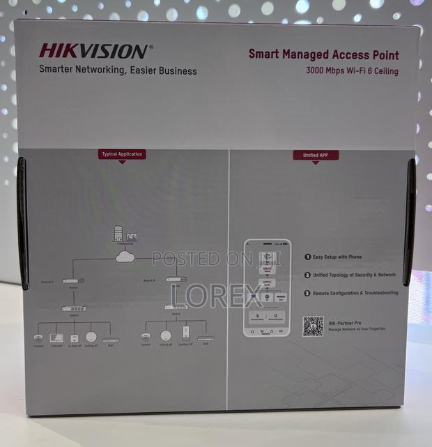 Hikvision Wi-Fi 6 3000m Ceiling Access Point Ds-3wap622e-Si · Photo 2