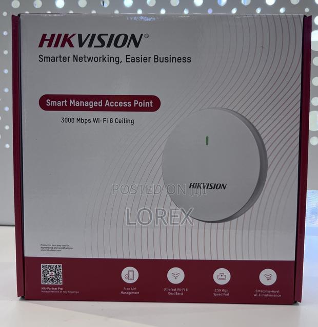 Hikvision Wi-Fi 6 3000m Ceiling Access Point Ds-3wap622e-Si · Photo 1