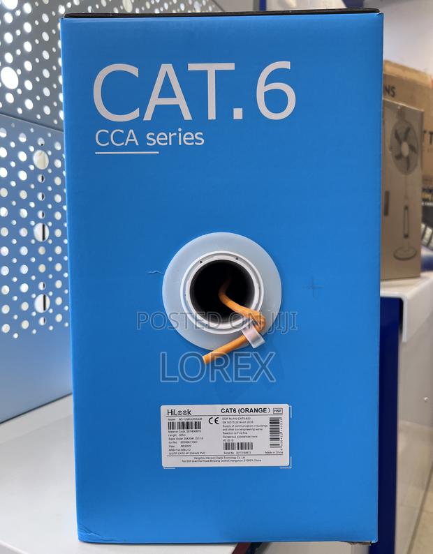 Hilook Cat6 Cable 305m Cca Nc-1ln6uu/Cca Mixed Copper · Photo 1