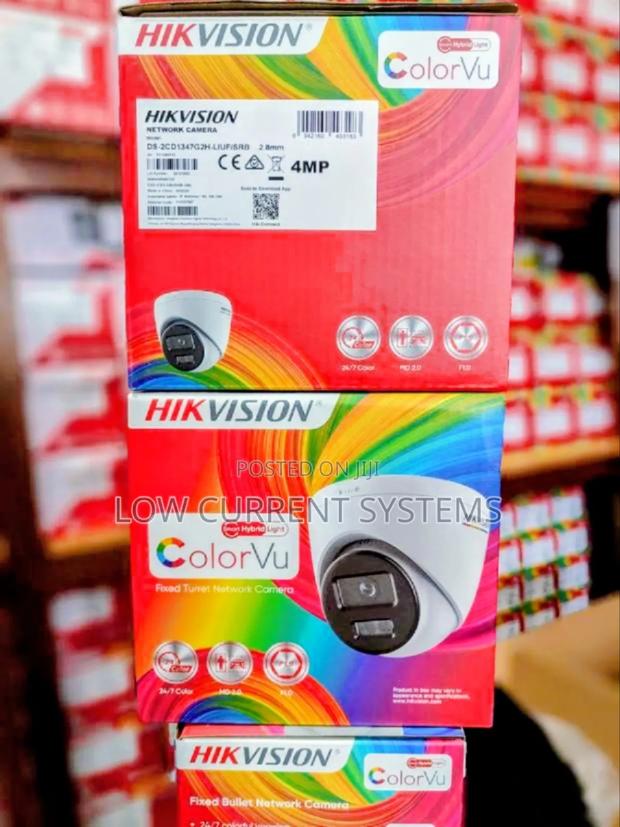Hikvision Ip Dome Camera 4mp Colovu Two Ways Audio · Photo 1