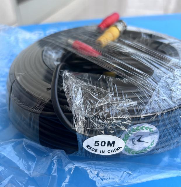 BNC Cable 50m Already Made 50 Meters CCTV Cable · Photo 1